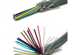 کابل فرمان 4 رشته AWG24 شیلددار - 5 متری