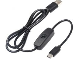 کابل USB به Type-C سوئیچ دار مخصوص رزبری پای