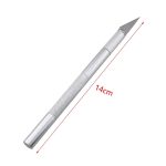 کاتر قلمی بدنه فلزی نقره ای طول 14cm - Image 5
