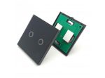 کلید دو پل هوشمند لمسی با قابلیت کنترل از طریق Wifi مشکی - Image 5