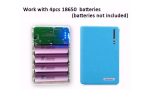 کیس پاوربانک 12000mAh دو خروجی USB به همراه برد 4 باتری - Image 8