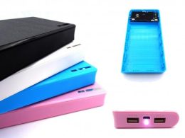 کیس پاوربانک 20000mAh با دو خروجی USB به همراه برد