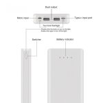 کیس پاوربانک 20000mAh با ورودی Type-C و micro USB و دو خروجی USB مدل W8 - Image 6