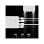 کیس پاوربانک 20000mAh با ورودی Type-C و micro USB و دو خروجی USB مدل W8 - Image 8