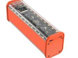 کیس Transparent پاوربانک فست شارژ 20000mAh با خروجی USB مدل BQ-S18PD