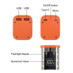 کیس Transparent پاوربانک فست شارژ 20000mAh با خروجی USB مدل BQ-S18PD - Image 5