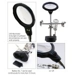 گیره مونتاژ ذره بین دار بزرگ به همراه پایه هویه TE-801 - Image 7