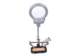 گیره مونتاژ ذره بین دار بزرگ به همراه پایه هویه و اسفنج مدل ZD-10MB - Image 4