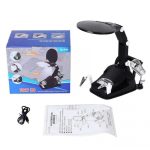 گیره مونتاژ ذره بین دار به همراه پایه هویه و نگهدارنده سیم لحیم مدل TH-7027 - Image 2