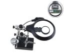گیره مونتاژ ذره بین دار به همراه پایه هویه و شاخه LED مدل TE-800 - Image 3