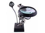 گیره مونتاژ ذره بین دار به همراه پایه هویه و شاخه LED مدل TE-800 - Image 6