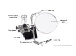 گیره مونتاژ ذره بین دار متوسط به همراه پایه هویه BEST مدل BST-268 - Image 3