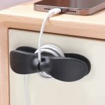 گیره و سیم جمع کن پروانه ای سیلیکونی طول 90mm - Image 3