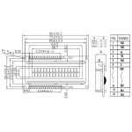 LCD کاراکتری 2x16 پین دوطرفه بک لایت آبی - Image 6