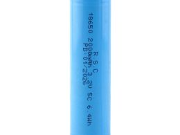 باتری لیتیوم فسفات 3.2v سایز 18650 سرتخت 2000mAh