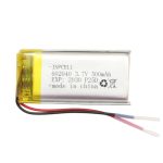باتری لیتیوم پلیمر 3.7v ظرفیت 500mAh کد 602040