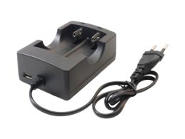 شارژر باتری لیتیوم-یون دوتایی با خروجی USB مارک HWD