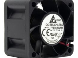 جت فن 12V-0.24A سایز 4x4x2.8cm مارک DELTA مدل FFB0412VHN