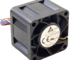 جت فن 12V-0.75A سایز 3.6X3.6X2.8cm چهار سیمه مدل FFB03612EHN مارک DELTA