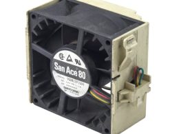 جت فن 12V-1.1A سایز 8x8x3.8cm قاب دار مارک Sanyo Denki مدل 9G0812P1G09