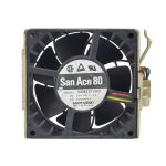 جت فن 12V-1.1A سایز 8x8x3.8cm قاب دار مارک Sanyo Denki مدل 9G0812P1G09 - تصویر 2