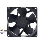 جت فن 12V-1.7A سایز 8x8x3.8cm مارک DELTA ELECTRONICS مدل QFR0812UHE - تصویر 3