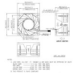 جت فن 12V-3.3A سایز 6X6X3.8cm مدل PFM0612XHE-SM02 مارک DELTA - تصویر 3