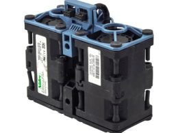 جت فن دوبل 12V-0.9A قاب دار دوتایی سایز 4x4x5.6cm مارک Nidec مدل R40W12BS3CA