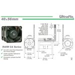 جت فن دوبل 12V-0.9A قاب دار دوتایی سایز 4x4x5.6cm مارک Nidec مدل R40W12BS3CA - تصویر 4